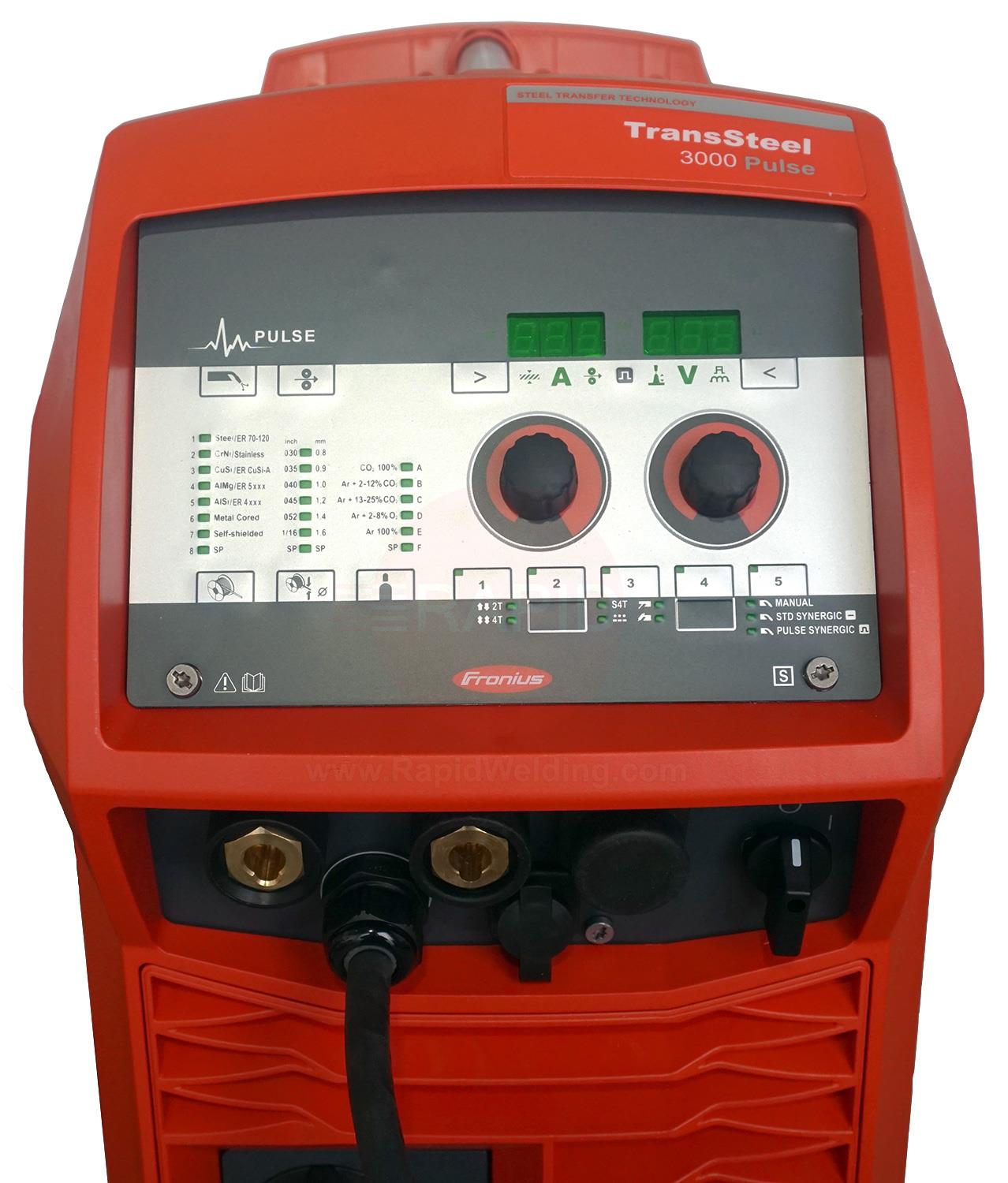 4,075,227AP  Fronius - TransSteel 3000c Pulse MIG Welder Package, 400v 3 Phase